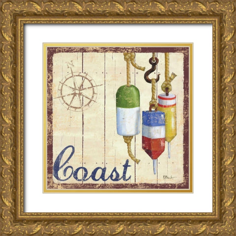 Bridgeport II Gold Ornate Wood Framed Art Print with Double Matting by Brent, Paul