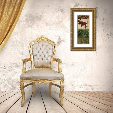Nature Trail III Gold Ornate Wood Framed Art Print with Double Matting by Brent, Paul