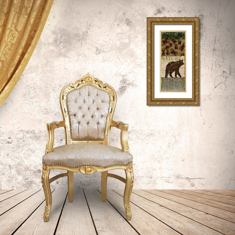 Nature Trail IV Gold Ornate Wood Framed Art Print with Double Matting by Brent, Paul