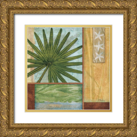 La Palma III Gold Ornate Wood Framed Art Print with Double Matting by Brent, Paul