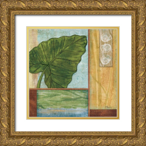 La Palma IV Gold Ornate Wood Framed Art Print with Double Matting by Brent, Paul