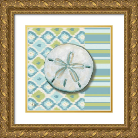 Watercolors IV Gold Ornate Wood Framed Art Print with Double Matting by Brent, Paul