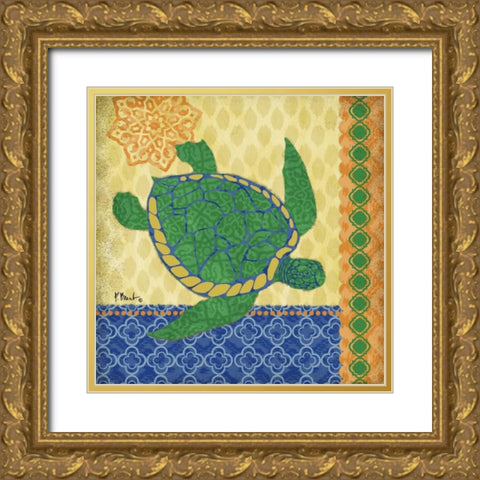 Sanctuary Bay I Gold Ornate Wood Framed Art Print with Double Matting by Brent, Paul