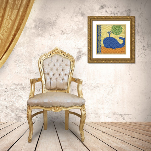 Sanctuary Bay II Gold Ornate Wood Framed Art Print with Double Matting by Brent, Paul