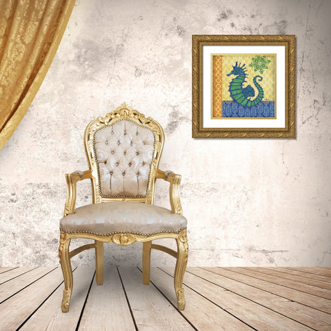 Sanctuary Bay III Gold Ornate Wood Framed Art Print with Double Matting by Brent, Paul