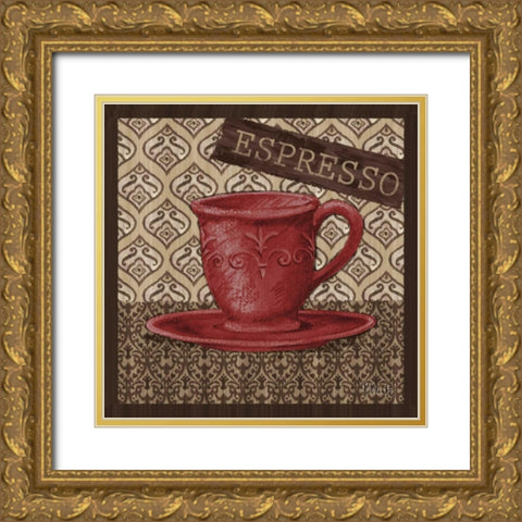 Barista II Gold Ornate Wood Framed Art Print with Double Matting by Brent, Paul