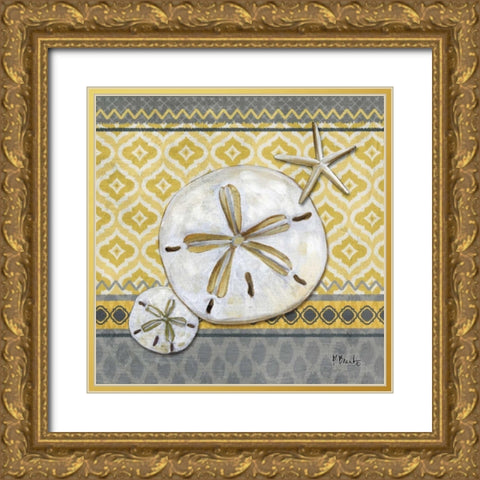Santa Cruz Shells II Gold Ornate Wood Framed Art Print with Double Matting by Brent, Paul