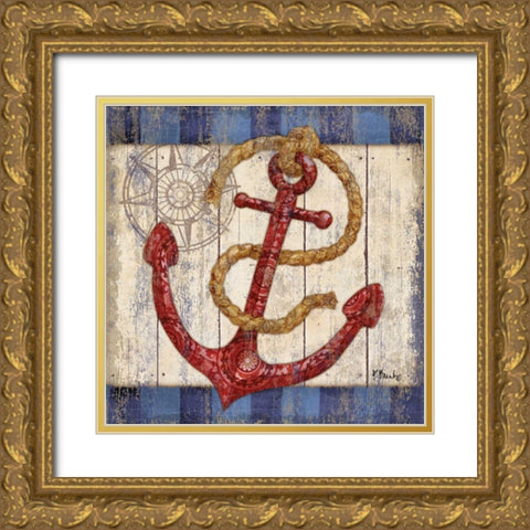 Knotical I Gold Ornate Wood Framed Art Print with Double Matting by Brent, Paul