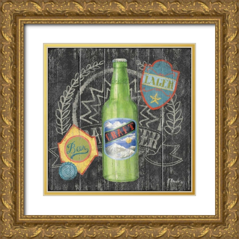 Craft Brew II Gold Ornate Wood Framed Art Print with Double Matting by Brent, Paul