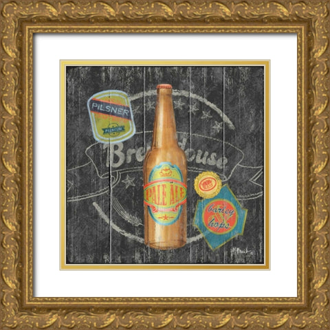 Craft Brew III Gold Ornate Wood Framed Art Print with Double Matting by Brent, Paul