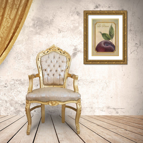 La Prune Gold Ornate Wood Framed Art Print with Double Matting by Corbin, Delphine