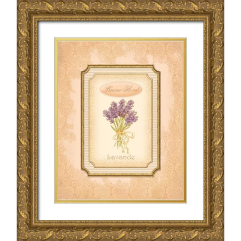 Eau de Parfum III Gold Ornate Wood Framed Art Print with Double Matting by Corbin, Delphine