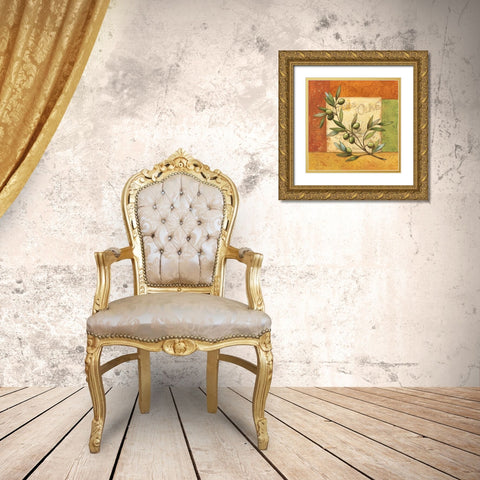 Olives du Midi I Gold Ornate Wood Framed Art Print with Double Matting by Corbin, Delphine