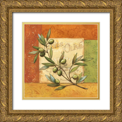 Olives du Midi I Gold Ornate Wood Framed Art Print with Double Matting by Corbin, Delphine