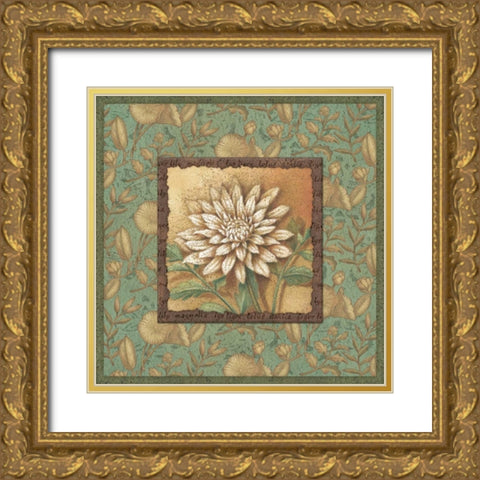 Spirits Quartet II Gold Ornate Wood Framed Art Print with Double Matting by Corbin, Delphine