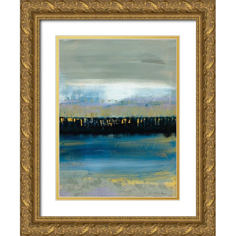 Around Dark Gold Ornate Wood Framed Art Print with Double Matting by Dilbeck, Nikki