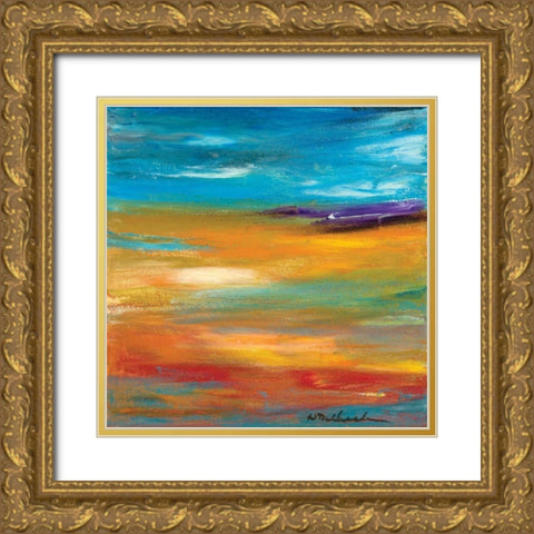 Fall Gold Ornate Wood Framed Art Print with Double Matting by Dilbeck, Nikki