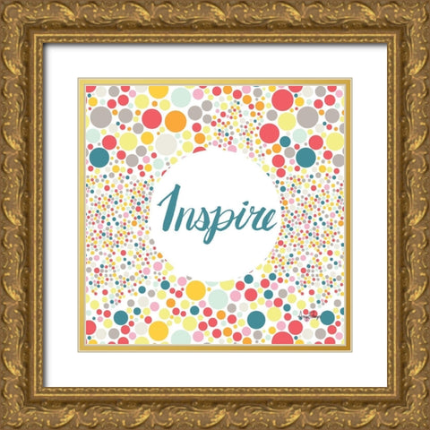 Inspire Gold Ornate Wood Framed Art Print with Double Matting by Frazer, Amy