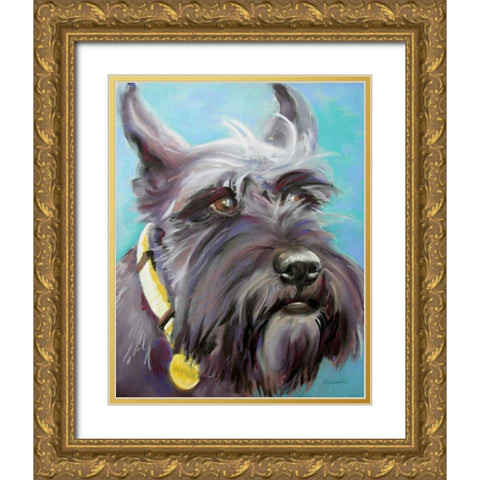 Hunter Gold Ornate Wood Framed Art Print with Double Matting by Golubski, Becky