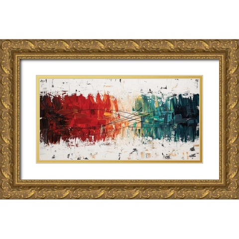 Crystal Clear I Gold Ornate Wood Framed Art Print with Double Matting by Guedez, Carmen