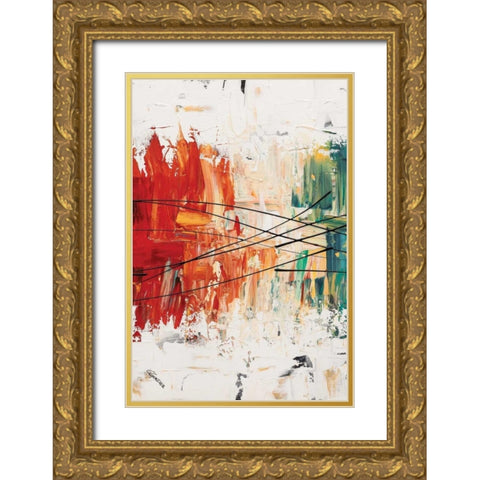 Crystal Clear III Gold Ornate Wood Framed Art Print with Double Matting by Guedez, Carmen