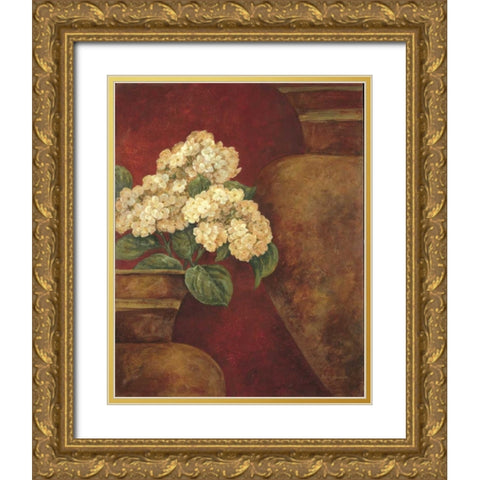 Tuscan Summer I Gold Ornate Wood Framed Art Print with Double Matting by Gladding, Pamela