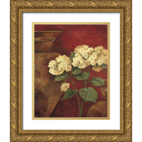 Tuscan Summer II Gold Ornate Wood Framed Art Print with Double Matting by Gladding, Pamela