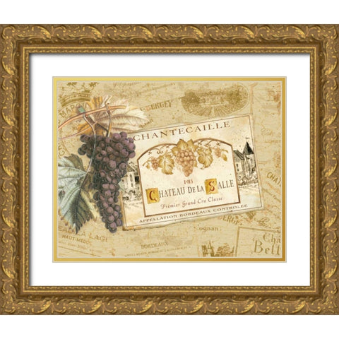 Chantecaille Gold Ornate Wood Framed Art Print with Double Matting by Gladding, Pamela