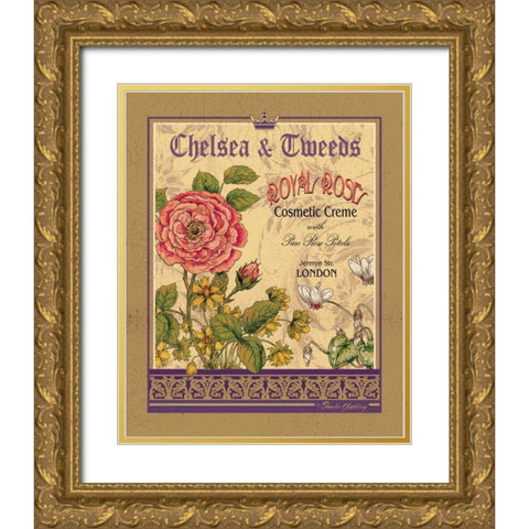 Royal Rose Gold Ornate Wood Framed Art Print with Double Matting by Gladding, Pamela