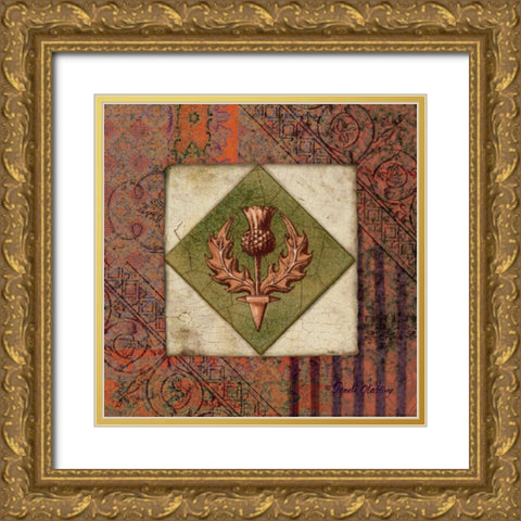 Olive Archivae Gold Ornate Wood Framed Art Print with Double Matting by Gladding, Pamela