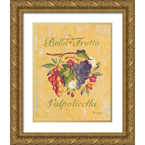 Valpolicella Gold Ornate Wood Framed Art Print with Double Matting by Gladding, Pamela