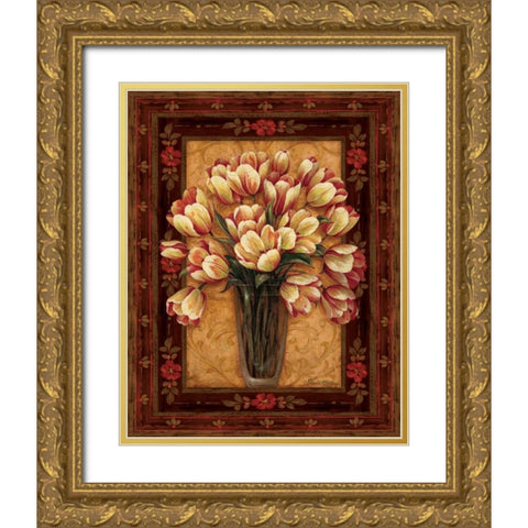 View From Pompeii II Gold Ornate Wood Framed Art Print with Double Matting by Gladding, Pamela