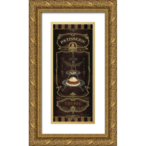 Truffle Gold Ornate Wood Framed Art Print with Double Matting by Gladding, Pamela