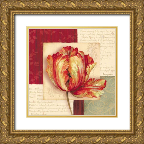 Bella Donna I Gold Ornate Wood Framed Art Print with Double Matting by Gladding, Pamela