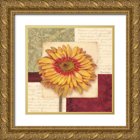 Bella Donna III Gold Ornate Wood Framed Art Print with Double Matting by Gladding, Pamela
