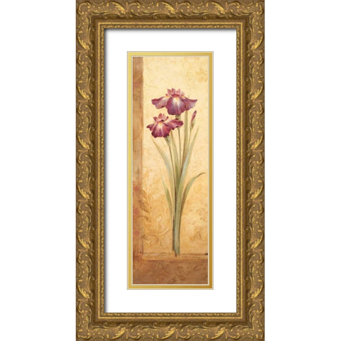 Grandiflora I Gold Ornate Wood Framed Art Print with Double Matting by Gladding, Pamela