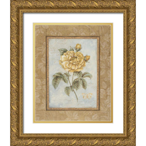 Junes Promise II Gold Ornate Wood Framed Art Print with Double Matting by Gladding, Pamela