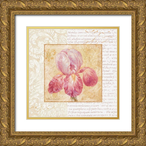 Le Jardin II Gold Ornate Wood Framed Art Print with Double Matting by Gladding, Pamela