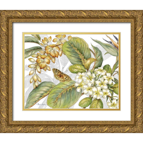 Distant Shore I Gold Ornate Wood Framed Art Print with Double Matting by Gladding, Pamela