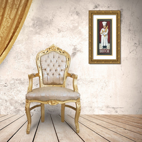 Brioche Gold Ornate Wood Framed Art Print with Double Matting by Gorham, Gregory