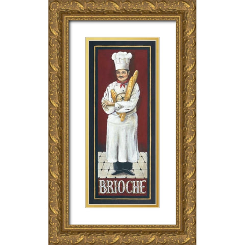 Brioche Gold Ornate Wood Framed Art Print with Double Matting by Gorham, Gregory