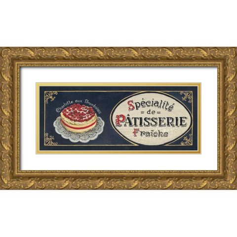Patisserie Gold Ornate Wood Framed Art Print with Double Matting by Gorham, Gregory
