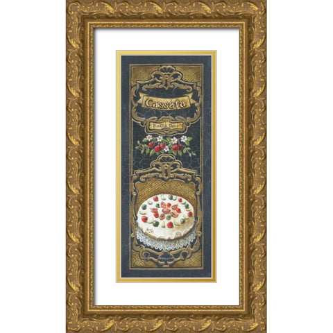 Cassata Gold Ornate Wood Framed Art Print with Double Matting by Gorham, Gregory