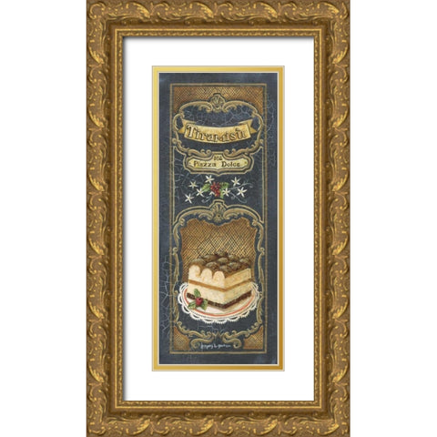 Tiramisu Gold Ornate Wood Framed Art Print with Double Matting by Gorham, Gregory