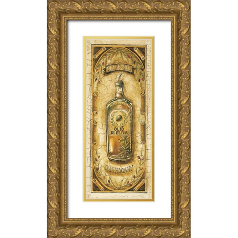Olive Oil - Rosemary Gold Ornate Wood Framed Art Print with Double Matting by Gorham, Gregory