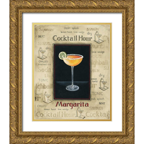 Margarita Gold Ornate Wood Framed Art Print with Double Matting by Gorham, Gregory