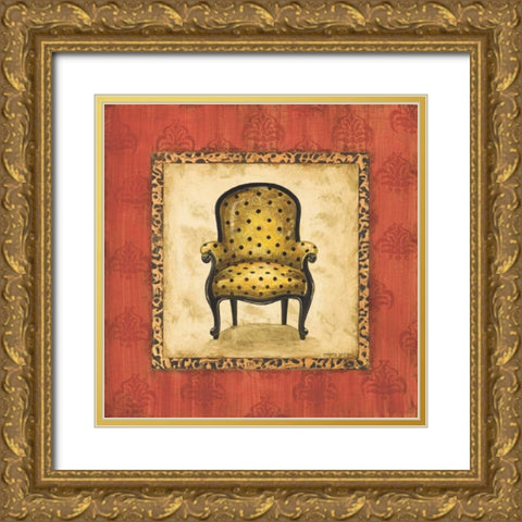 Parlor Chair I Gold Ornate Wood Framed Art Print with Double Matting by Gorham, Gregory