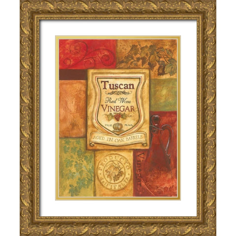Tuscan Vinegar Gold Ornate Wood Framed Art Print with Double Matting by Gorham, Gregory