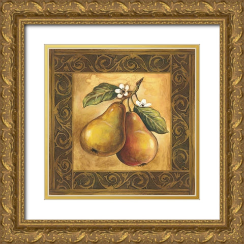 Pear Orchard Gold Ornate Wood Framed Art Print with Double Matting by Gorham, Gregory