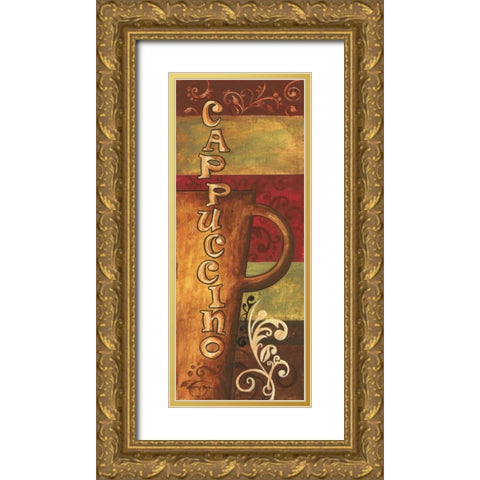 Cappuccino Gold Ornate Wood Framed Art Print with Double Matting by Gorham, Gregory